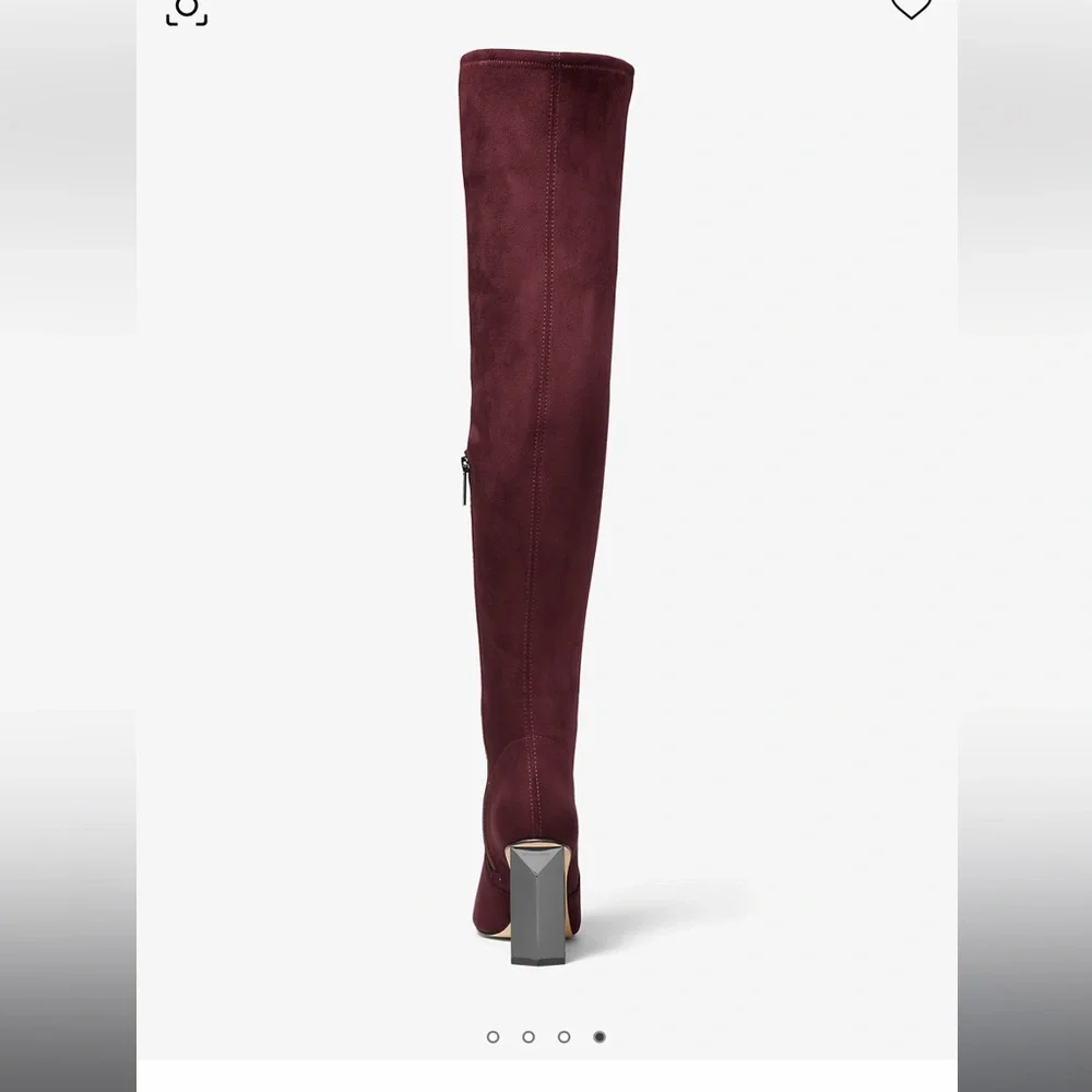 Michael kors Petra stretch burgundy/wine over the knee boots